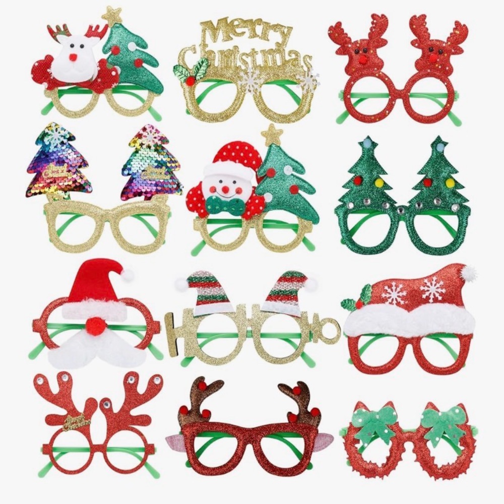 Christmas Glasses Set